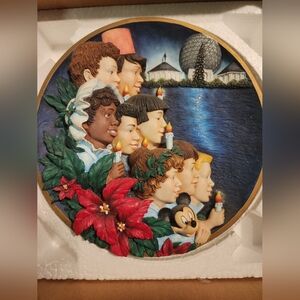 1998 Holidays Around the World Epcot Disney/Mickey Collectors Plate